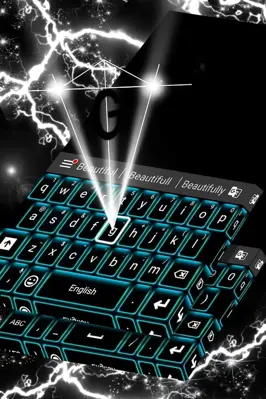 Keyboard Neon Color android App screenshot 1